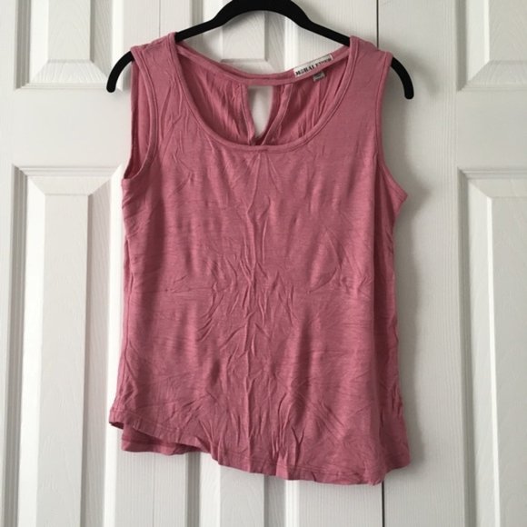Mauve Pink Keyhole Tank Top - Picture 1 of 4